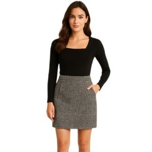 Ann Taylor LOFT Petite Tweed Skirt, 0P
